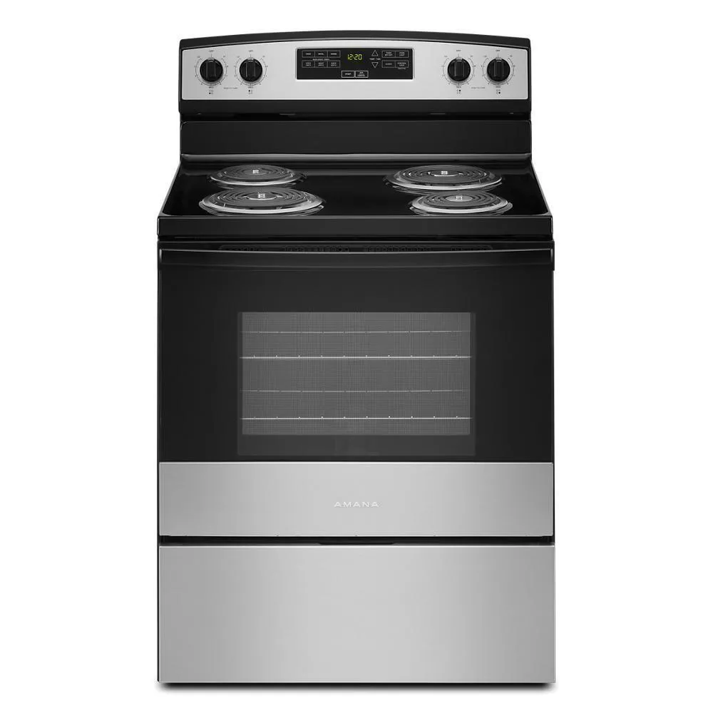 Amana ACR4303MMS 30-Inch Amana Electric Range With Bake Assist Temps
