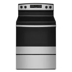Amana AER6603SMS 30-Inch Amana Electric Range With Extra-Large Oven Window