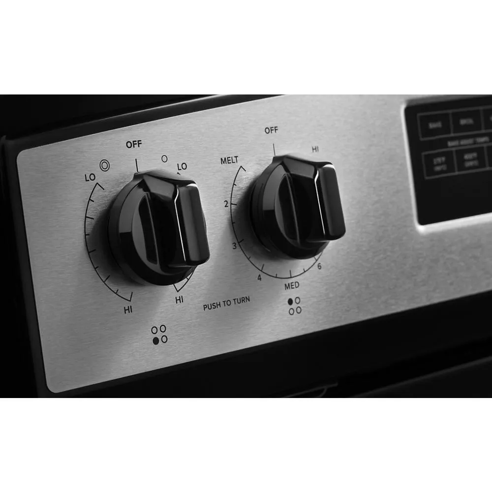 Amana AER6603SMS 30-Inch Amana Electric Range With Extra-Large Oven Window