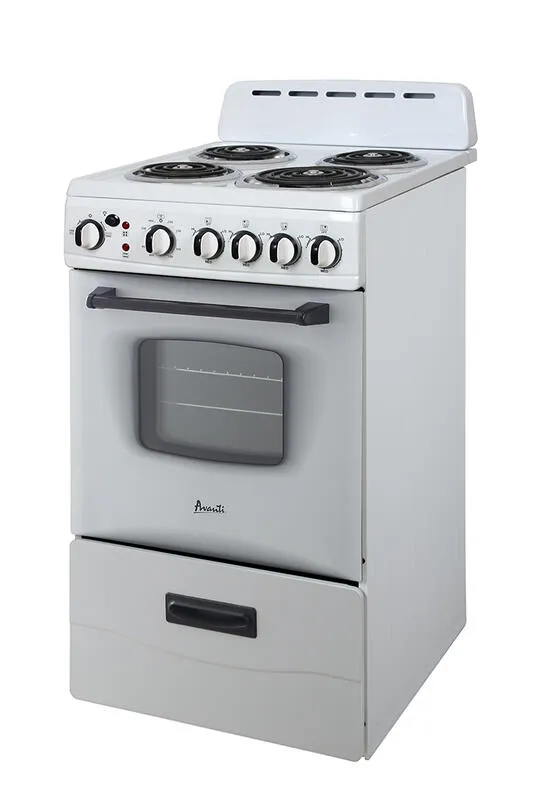 Avanti ERU200P0W 20 Electric Range