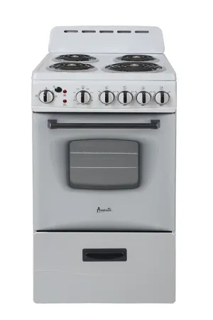 Avanti ERU200P0W 20 Electric Range