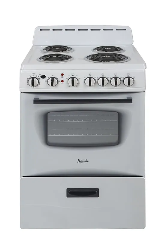 Avanti ERU240P0W 24 Electric Range