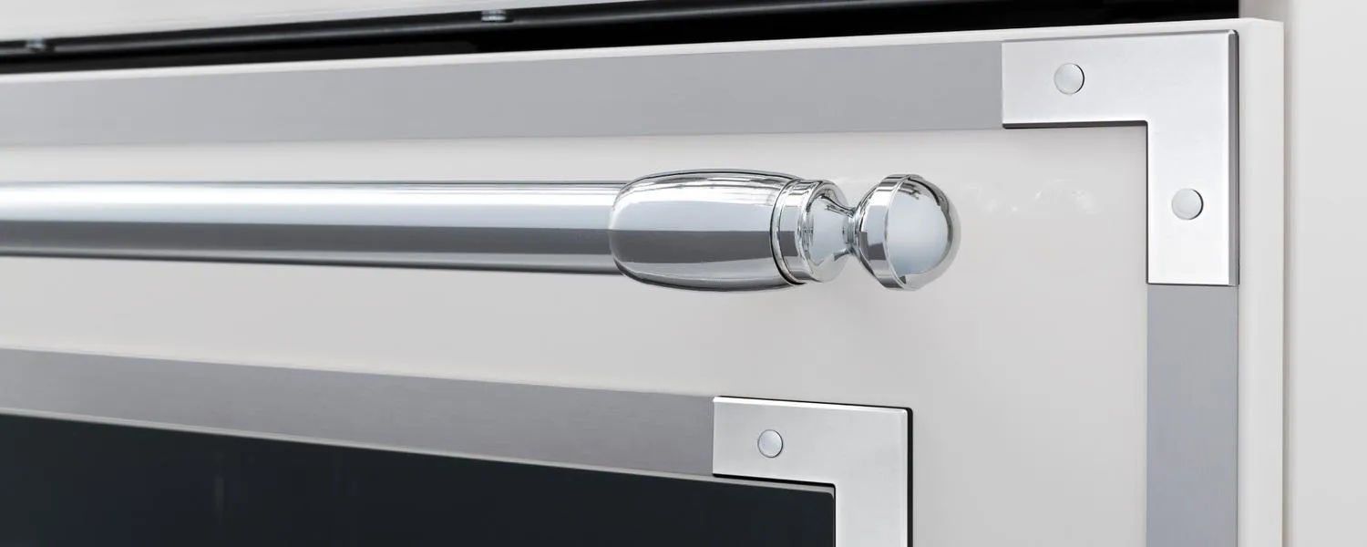 Bertazzoni HER486BTFEPXT 48 Inch Dual Fuel Range. 6 Brass Burners And Griddle. Electric Self-Clean Oven Stainless Steel