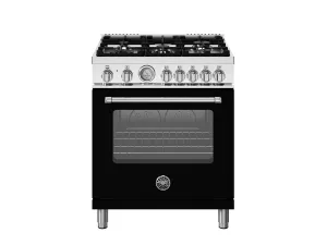 Bertazzoni MAS305DFMNEV 30 Inch Dual Fuel. 5 Burners. Electric Oven Nero Matt