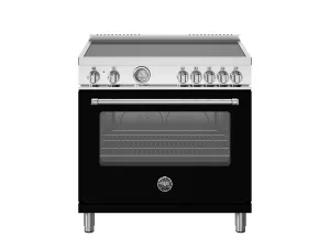 Bertazzoni MAS365INMNEV 36 Inch Induction Range. 5 Heating Zones. Electric Oven Nero Matt