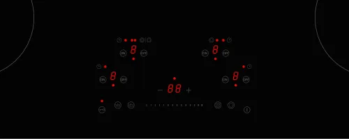 Bertazzoni PE244CER 24 Ceran Touch Control Cooktop 4 Heating Zones Nero