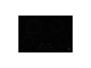 Bertazzoni PE304CER 30 Ceran Touch Control Cooktop 4 Heating Zones Nero - Black