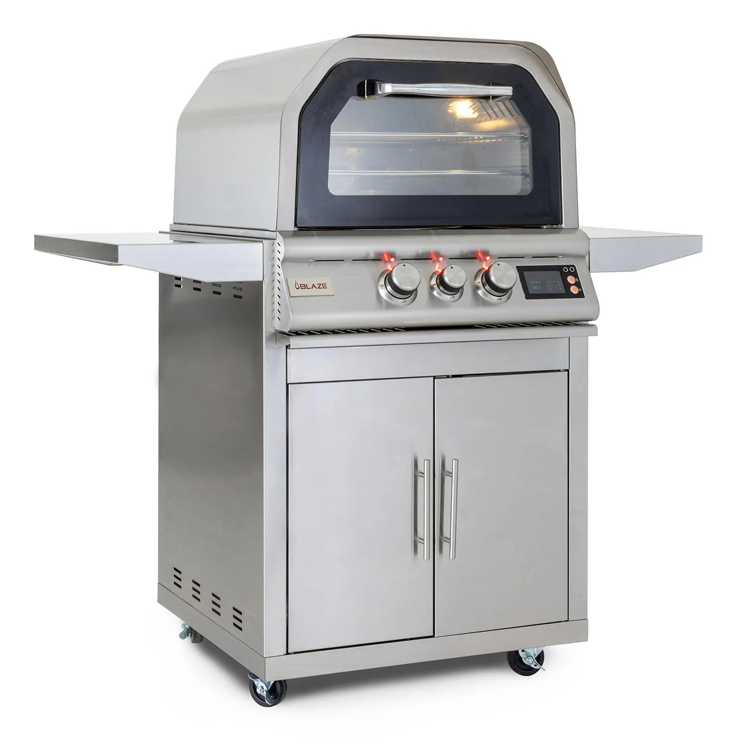 Blaze Grills BLZ26PZOVNLP Blaze 26-Inch Gas Outdoor Pizza Oven With Rotisserie. With Fuel Type - Propane