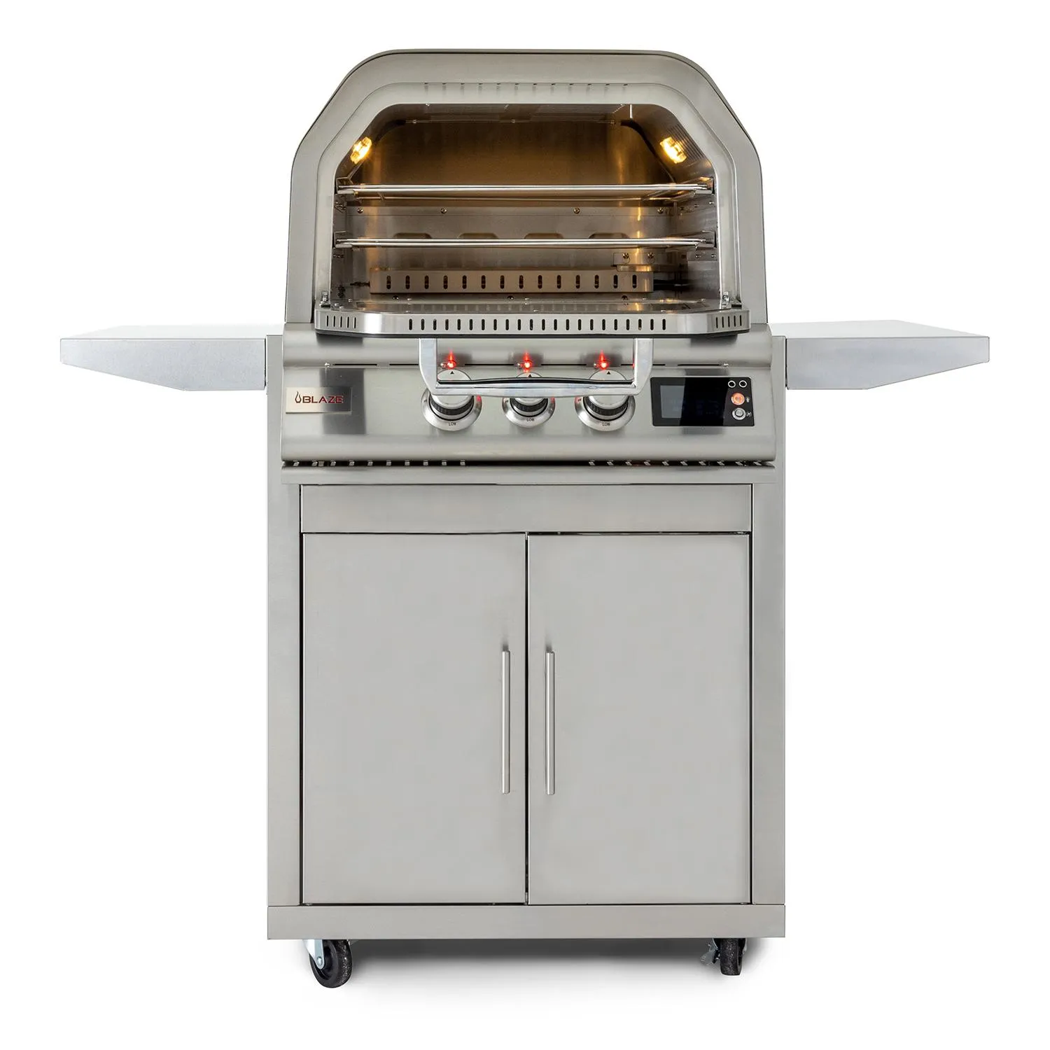 Blaze Grills BLZ26PZOVNLP Blaze 26-Inch Gas Outdoor Pizza Oven With Rotisserie. With Fuel Type - Propane