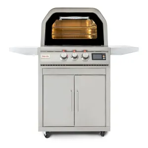 Blaze Grills BLZ26PZOVNNG Blaze 26-Inch Gas Outdoor Pizza Oven With Rotisserie. With Fuel Type - Natural Gas
