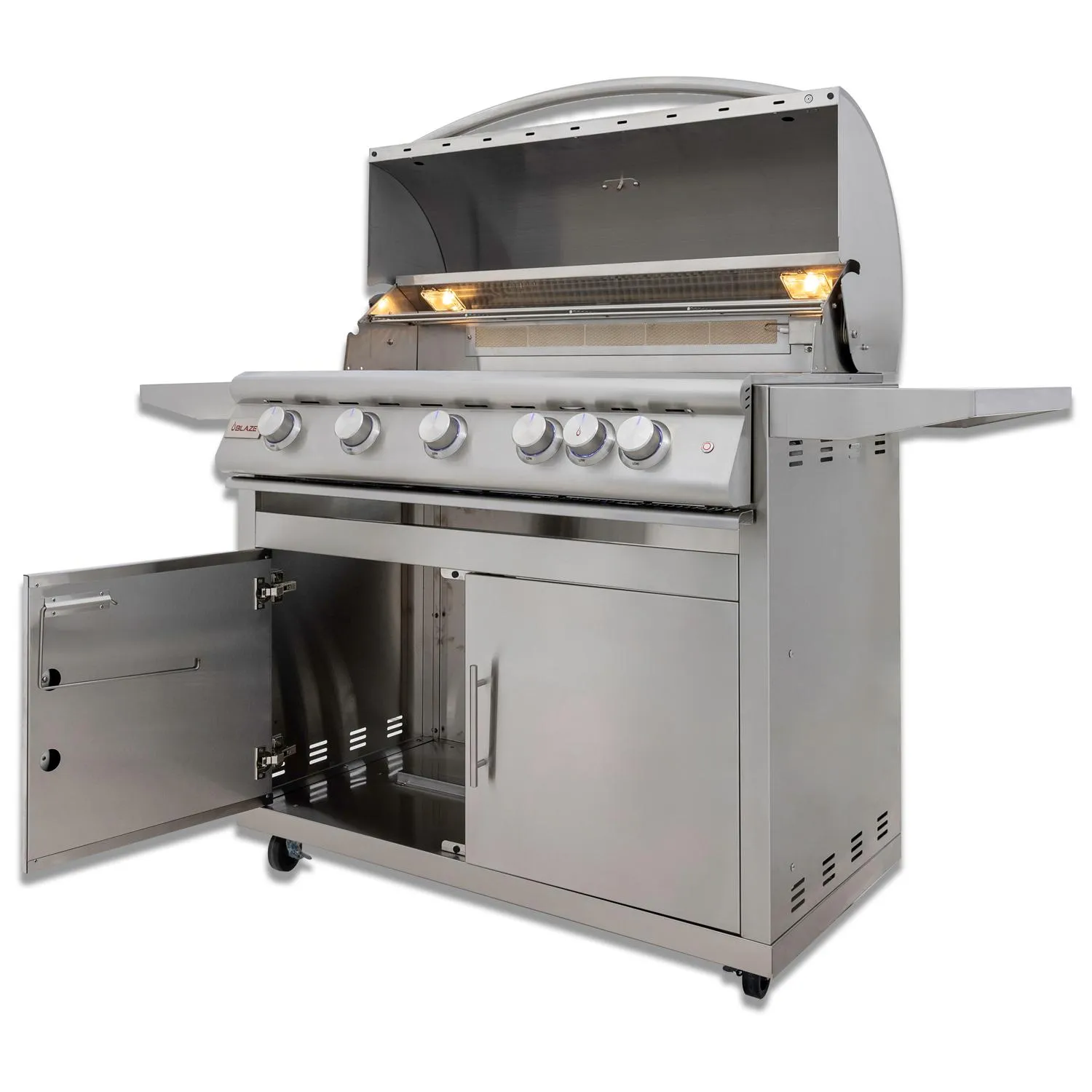 Blaze Grills BLZ5LTE3LP Blaze 40-Inch 5-Burner Premium Lte  Gas Grill With Rear Burner And Built-In Lighting System. With Fuel Type - Propane