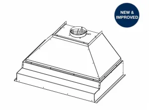 Bluestar PM028ML 28 Professional Metal Liner With 600 Cfm Internal Blower