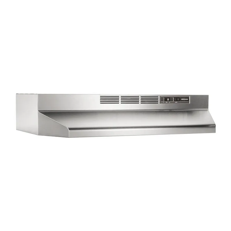 Broan 413004 30 Ductless Under-Cabinet Range Hood With Light In Stainless Steel