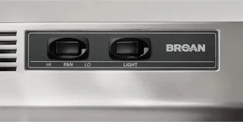 Broan 413004 30 Ductless Under-Cabinet Range Hood With Light In Stainless Steel
