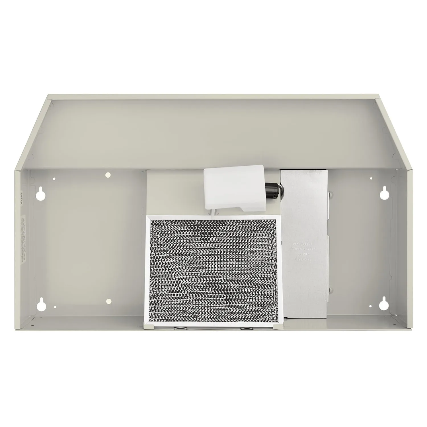 Broan BUEZ130BT Broan 30-Inch Ductless Under-Cabinet Range Hood W/ Easy Install System. Bisque
