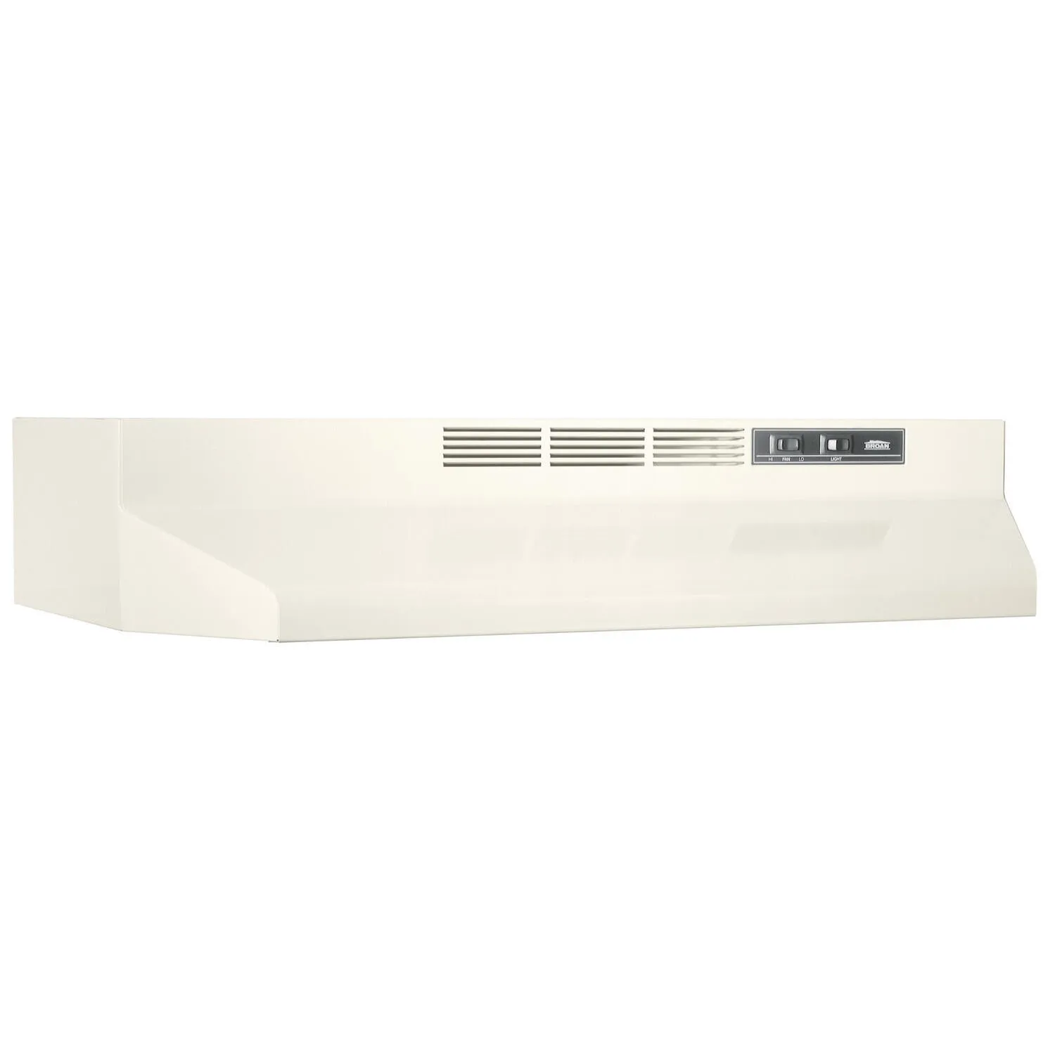 Broan BUEZ130BT Broan 30-Inch Ductless Under-Cabinet Range Hood W/ Easy Install System. Bisque