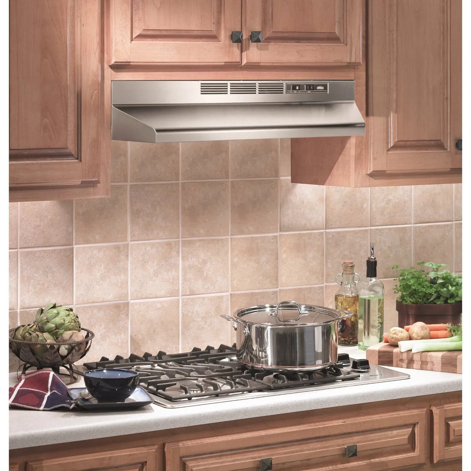 Broan BUEZ130SS Broan 30-Inch Ductless Under-Cabinet Range Hood W/ Easy Install System. Stainless Steel