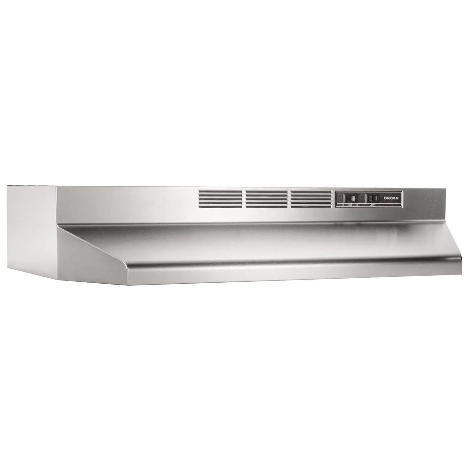Broan BUEZ130SS Broan 30-Inch Ductless Under-Cabinet Range Hood W/ Easy Install System. Stainless Steel