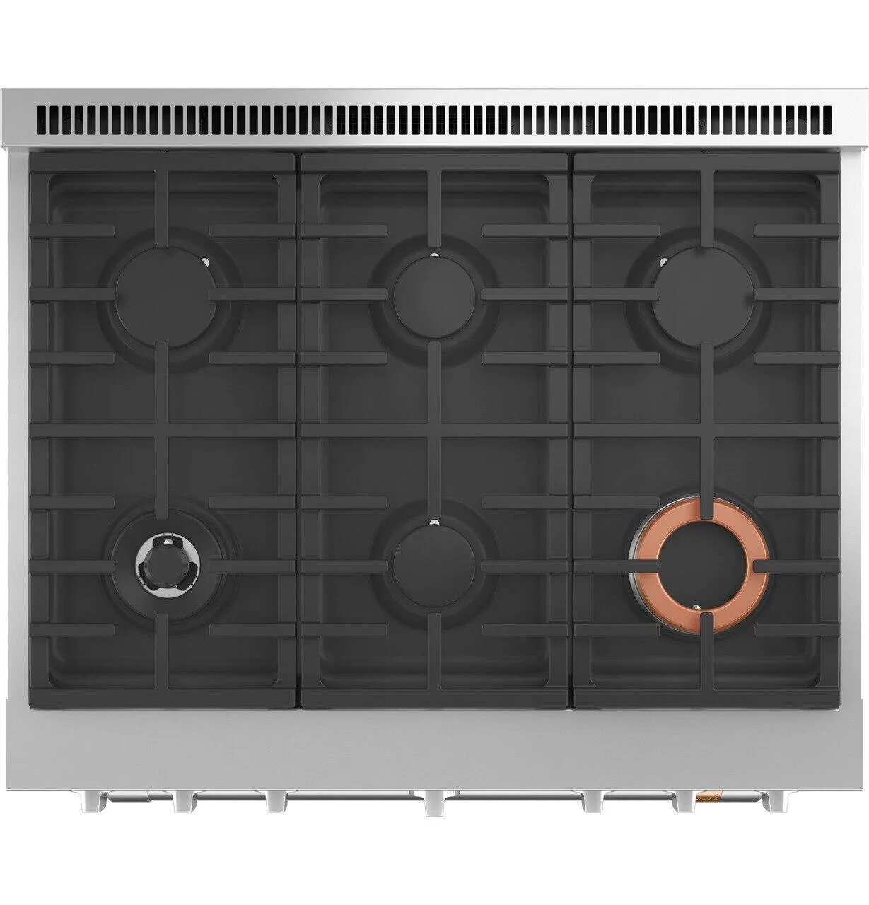 Cafe C2Y366P2TS1 Caf&#8482; 36 Smart Dual-Fuel Commercial-Style Range With 6 Burners (Natural Gas)