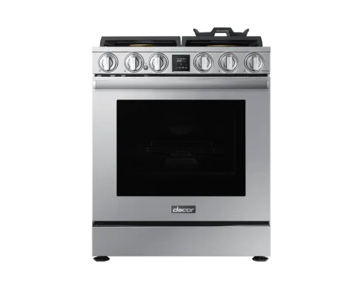Dacor DOP30T840GS 30 Range. Silver Stainless. Natural Gas/Liquid Propane