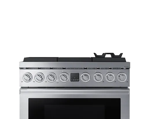 Dacor DOP36T86GLS Transitional 36 Gas Range. Silver Stainless Steel. Natural Gas/Liquid Propane