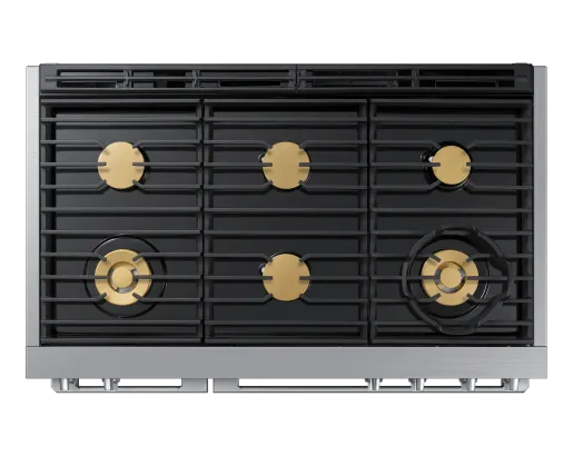 Dacor DOP48T960DSDA 48 Dual-Fuel Steam Range. Silver Stainless. Natural Gas/Liquid Propane