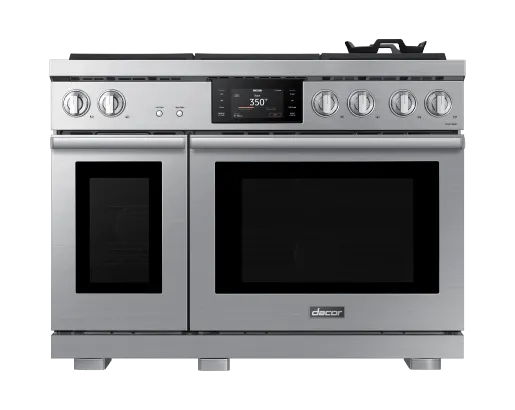 Dacor DOP48T960GS 48 Gas Range. Silver Stainless. Natural Gas/Liquid Propane