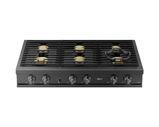 Dacor DTT48T960GM 48 Rangetop. Graphite Stainless. Natural Gas/Liquid Propane