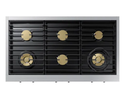 Dacor DTT48T960GS 48 Rangetop. Silver Stainless. Natural Gas/Liquid Propane