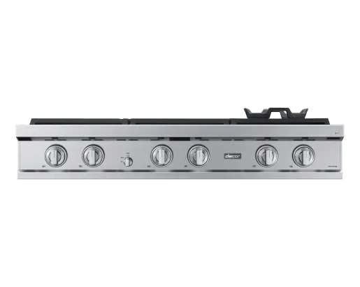 Dacor DTT48T960GS 48 Rangetop. Silver Stainless. Natural Gas/Liquid Propane