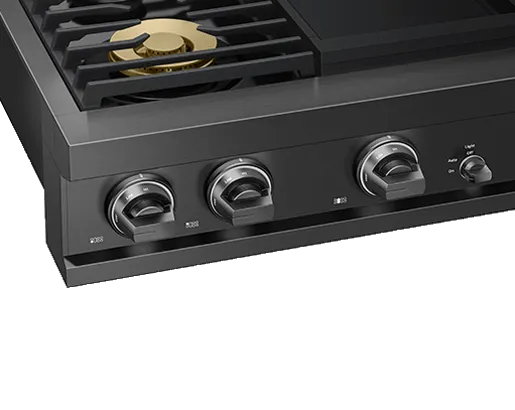 Dacor DTT48T963GM 48 Rangetop. Graphite Stainless. Natural Gas/Liquid Propane