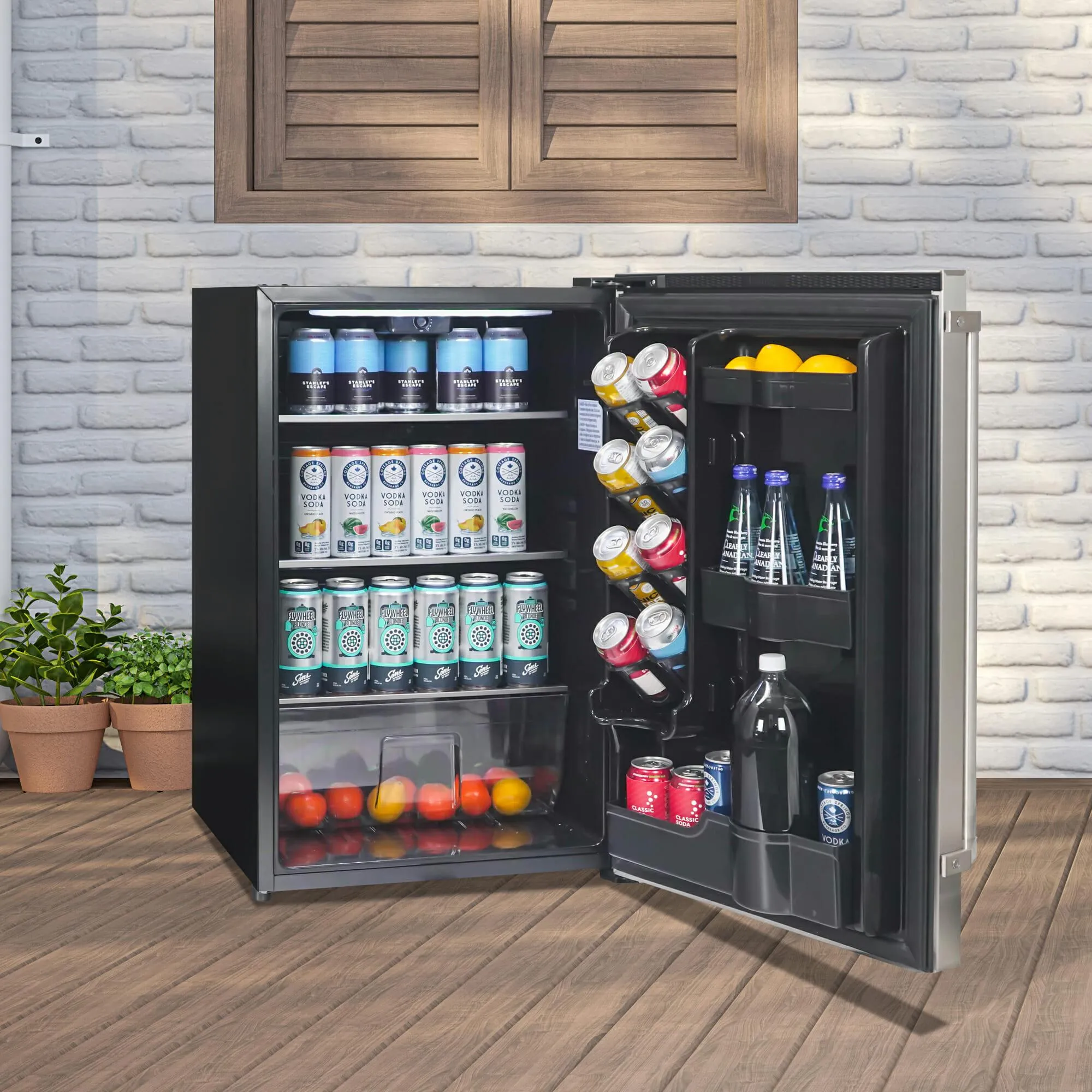 Danby DAR044A1SSO6 Danby 4.4 Cu. Ft. Outdoor Fridge In Stainless Steel