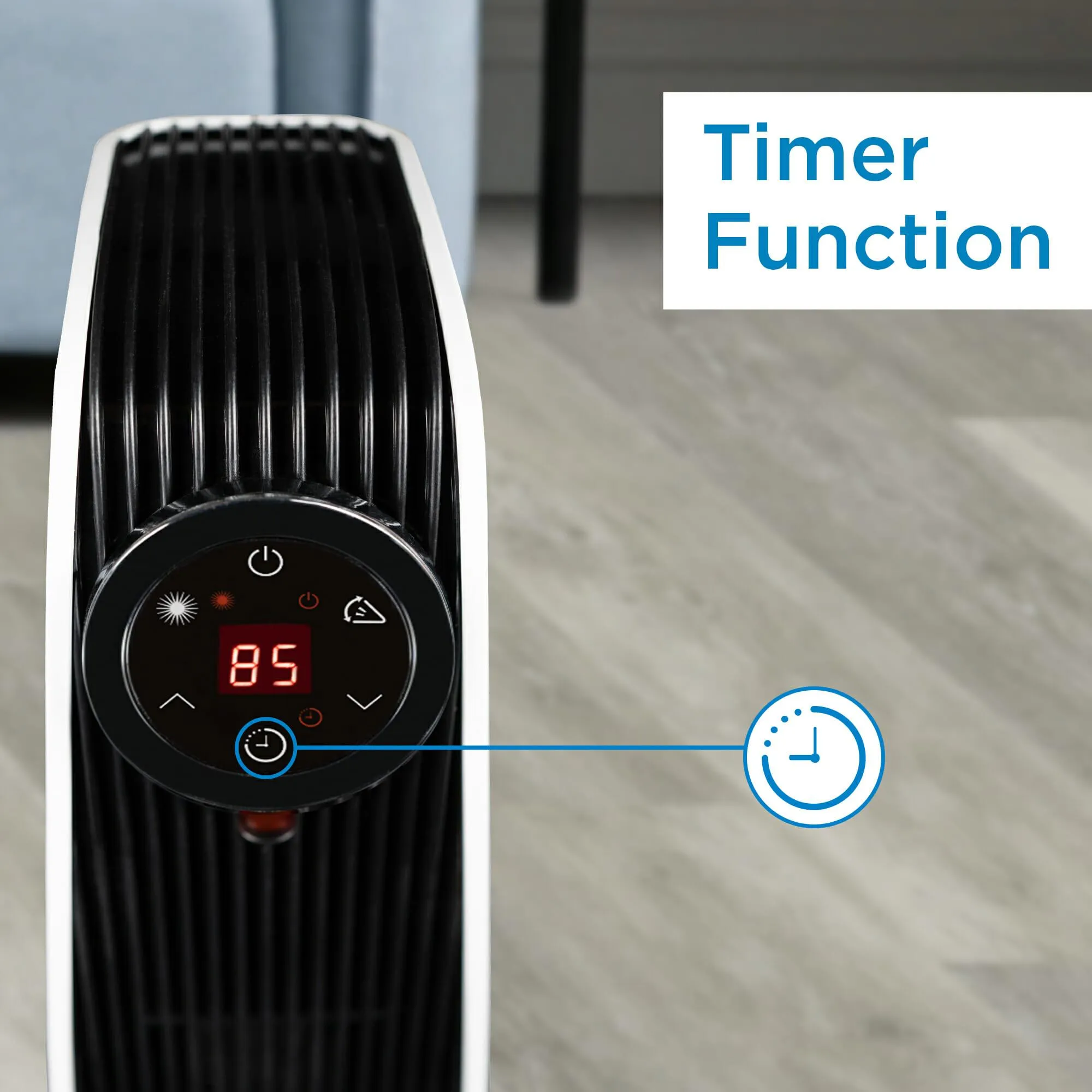 Danby DBSH02213WD13 Danby 1500W Adjustable Oscillating Heater 22 In White
