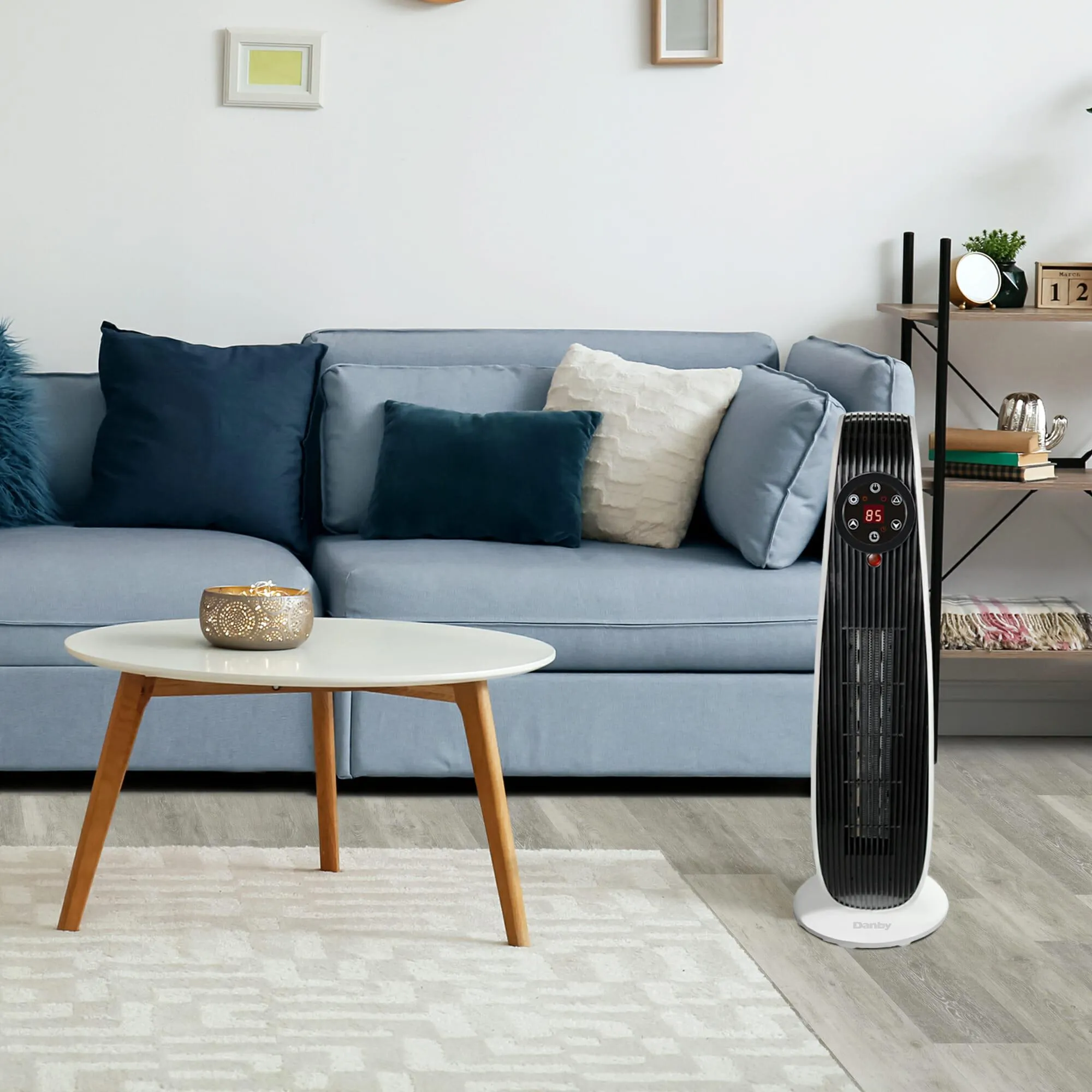 Danby DBSH02213WD13 Danby 1500W Adjustable Oscillating Heater 22 In White