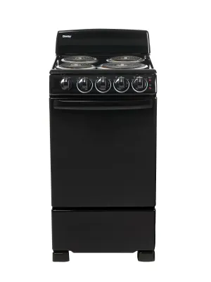 Danby DER203B Danby 20 Wide Electric Range In Black