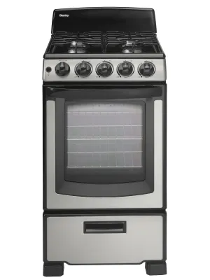 Danby DR203BSSGLP Danby 20 Wide Gas Range In Stainless Steel