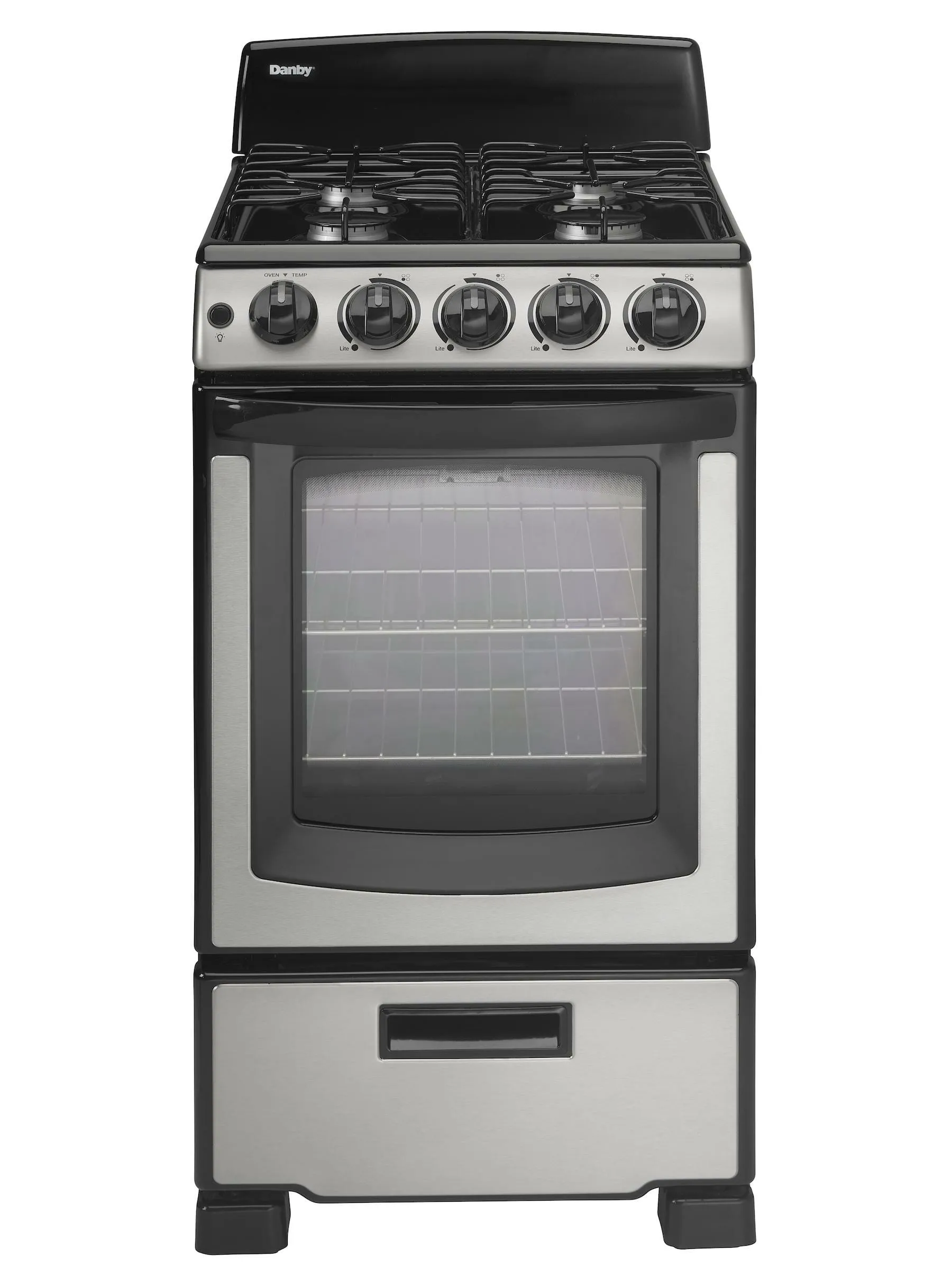 Danby DR203BSSGLP Danby 20 Wide Gas Range In Stainless Steel