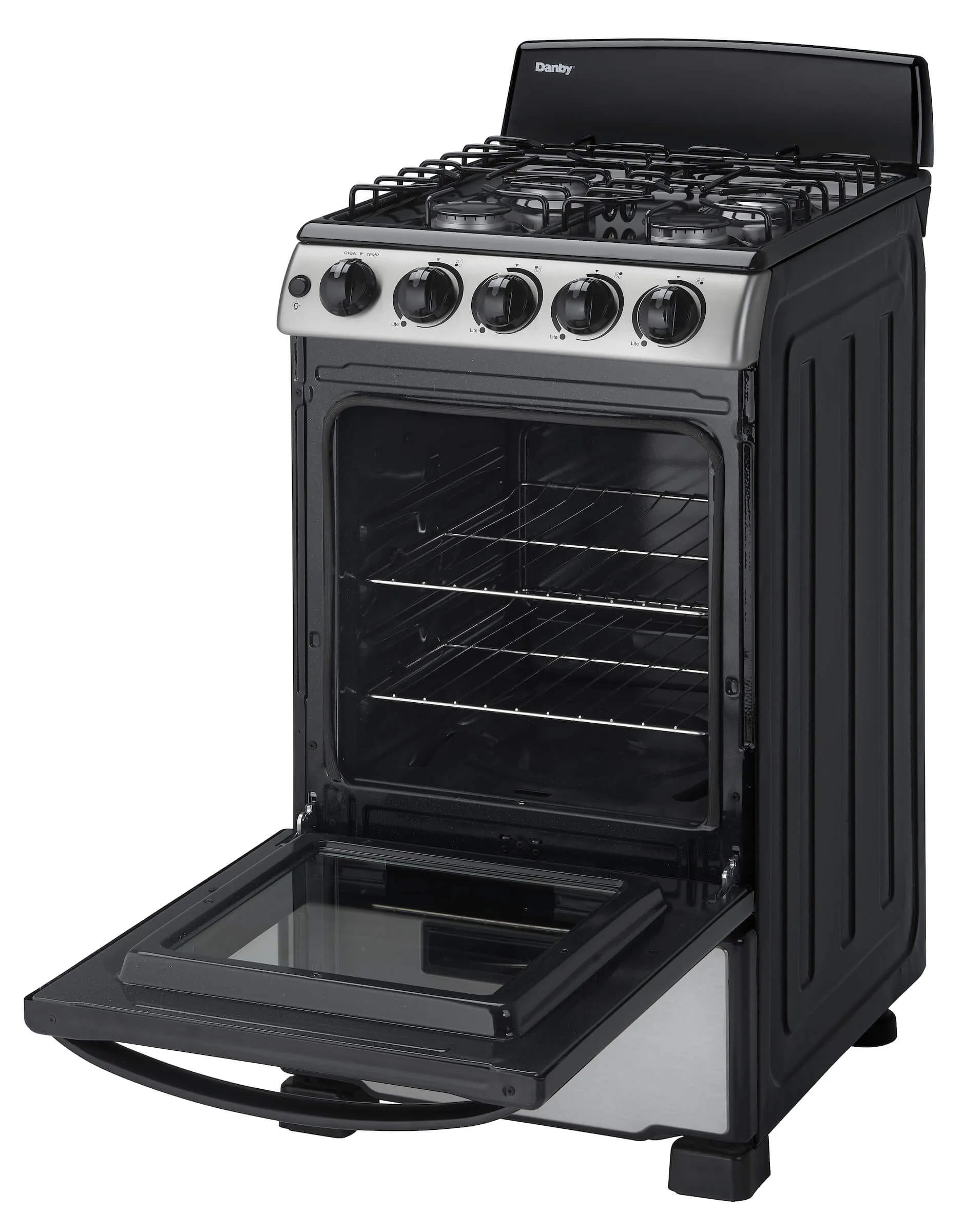Danby DR203BSSGLP Danby 20 Wide Gas Range In Stainless Steel