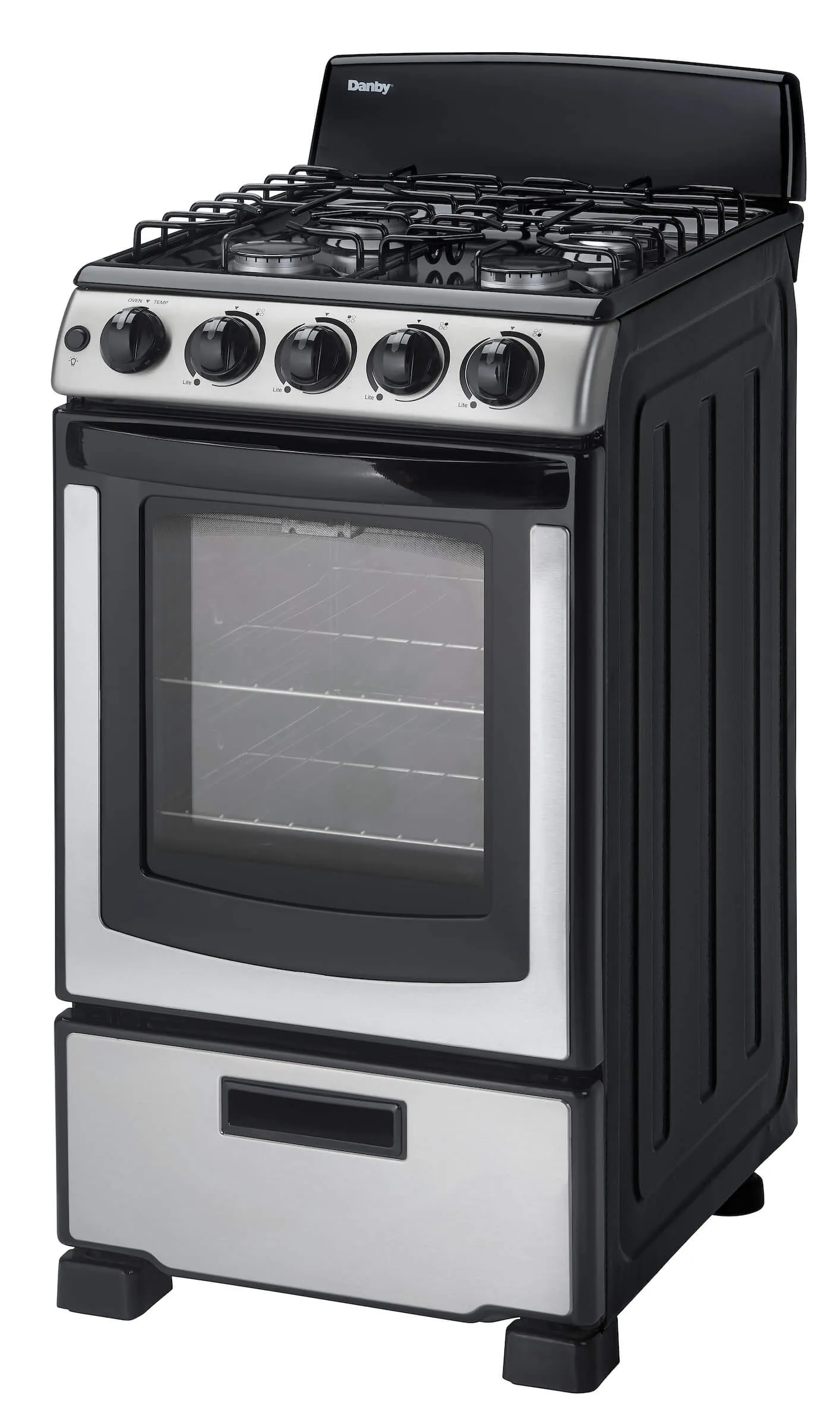 Danby DR203BSSGLP Danby 20 Wide Gas Range In Stainless Steel