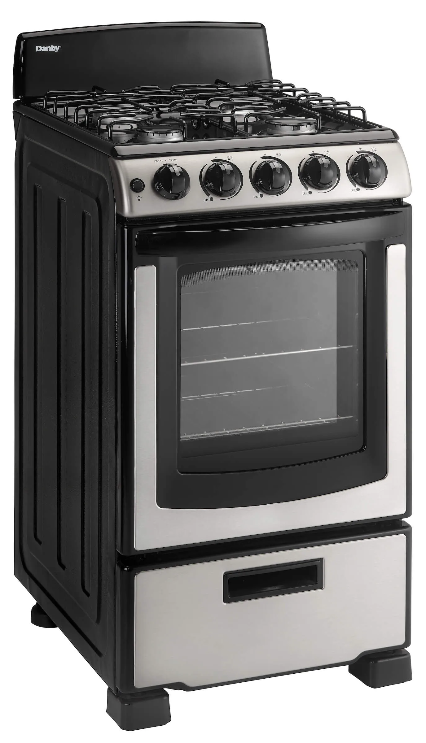 Danby DR203BSSGLP Danby 20 Wide Gas Range In Stainless Steel