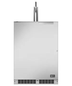 Dcs RF24TL2 24 Outdoor Beer Dispenser. Single Tap. Left Hinge