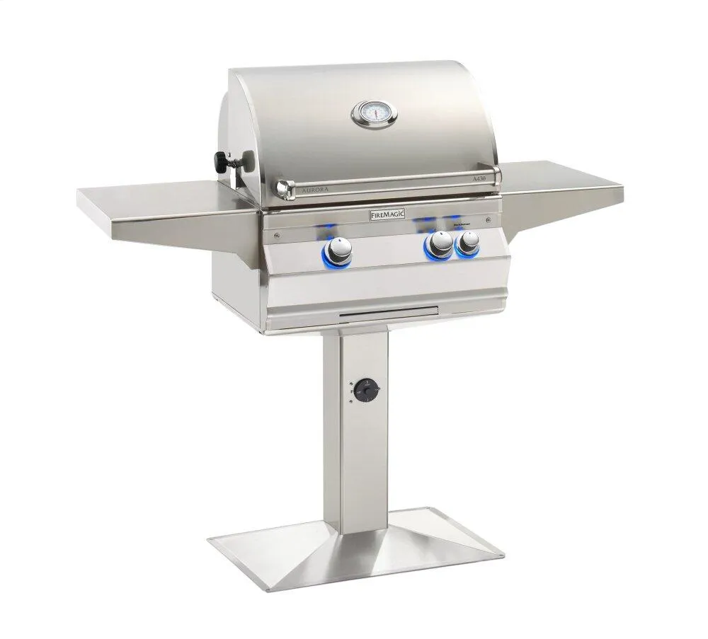 Fire Magic A430S8EANP6 Aurora A430S 24 Patio Post Mount Grill