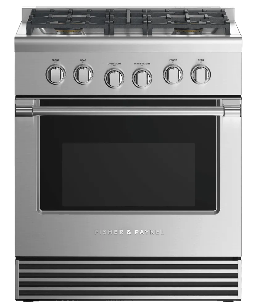 Fisher & Paykel RDV2304NN Dual Fuel Range. 30. 4 Burners