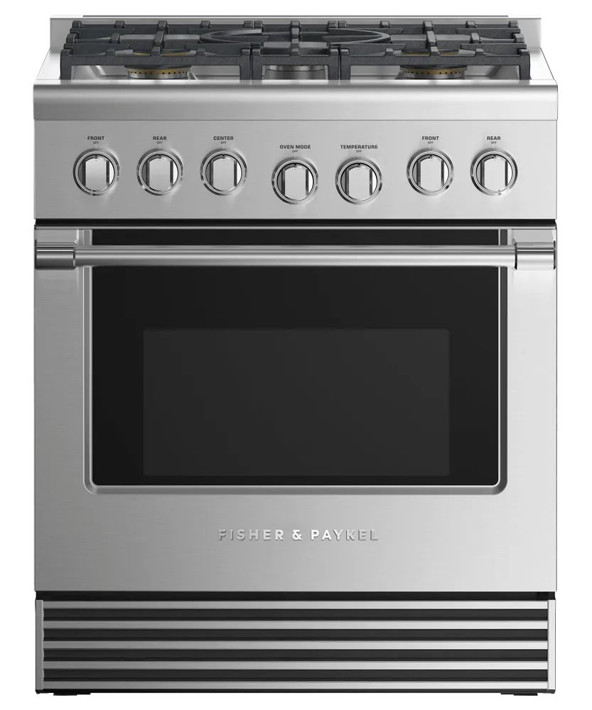 Fisher & Paykel RDV2305NN Dual Fuel Range. 30. 5 Burners