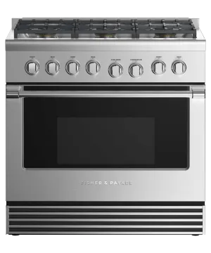 Fisher & Paykel RDV2366NN Dual Fuel Range. 36. 6 Burners