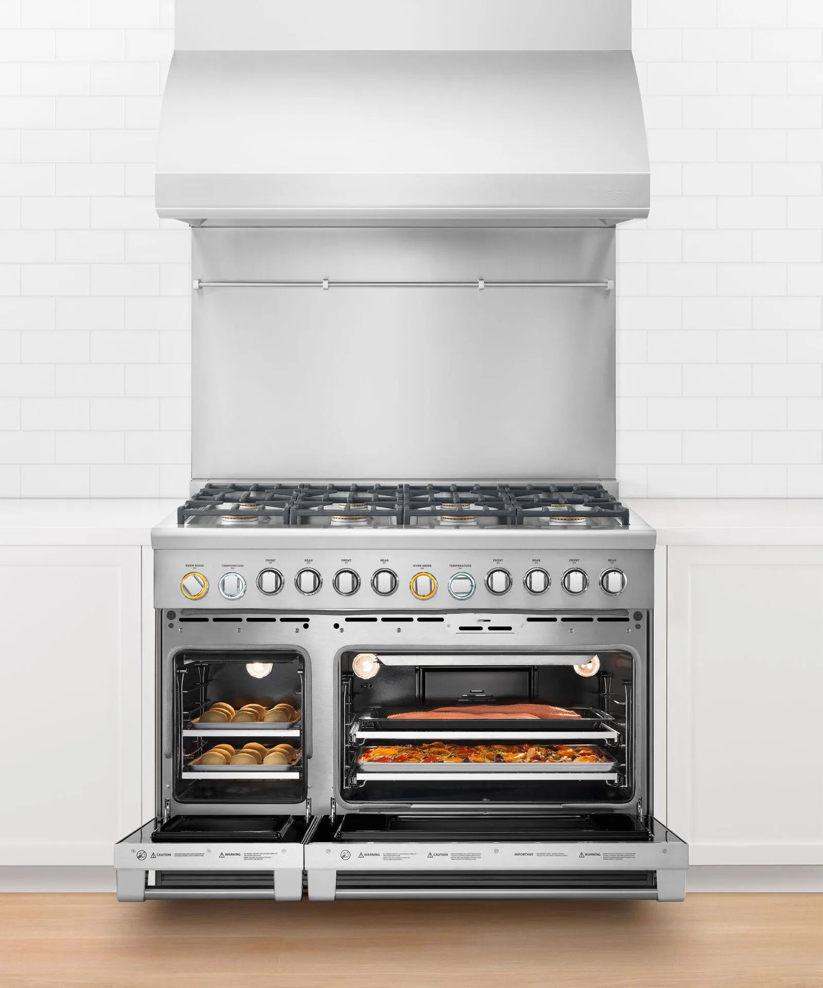 Fisher & Paykel RDV2488NN Dual Fuel Range. 48. 8 Burners