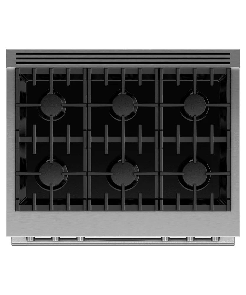 Fisher & Paykel RDV3366N Dual Fuel Range. 36. 6 Burners. Self-Cleaning