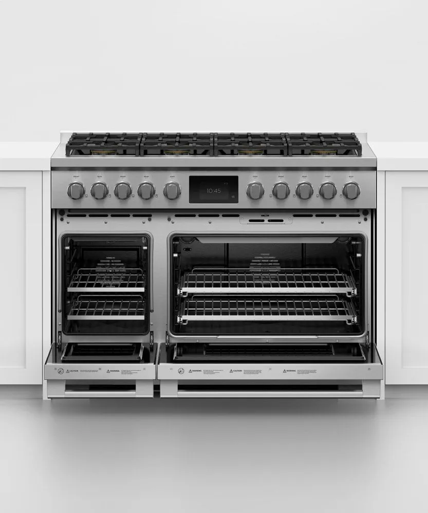 Fisher & Paykel RDV3488N Dual Fuel Range. 48. 8 Burners. Self-Cleaning
