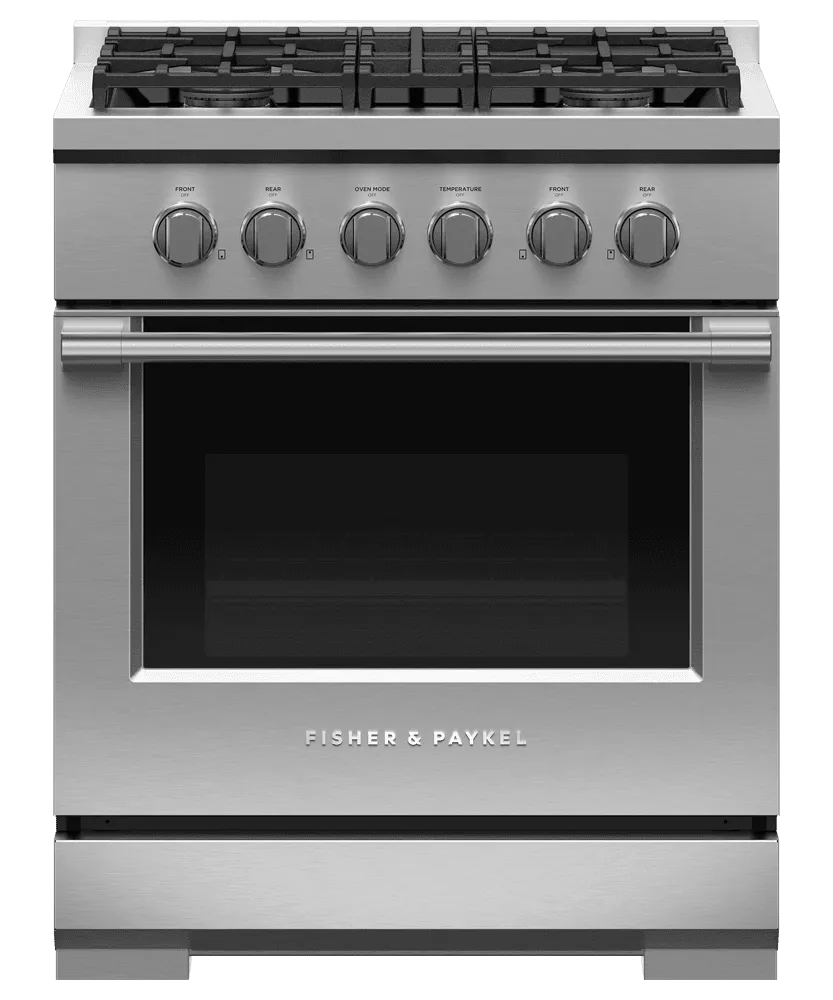 Fisher & Paykel RGV3304N Gas Range. 30. 4 Burners