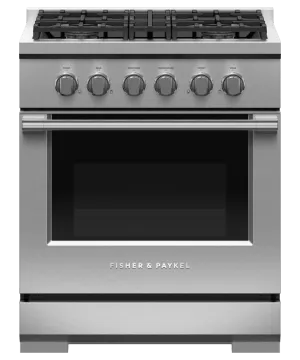 Fisher & Paykel RGV3304N Gas Range. 30. 4 Burners